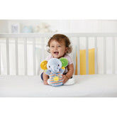 VTech Snooze & Soothe Elephant Blue Baby Plush Toy 80-508603 - Colorland Toys